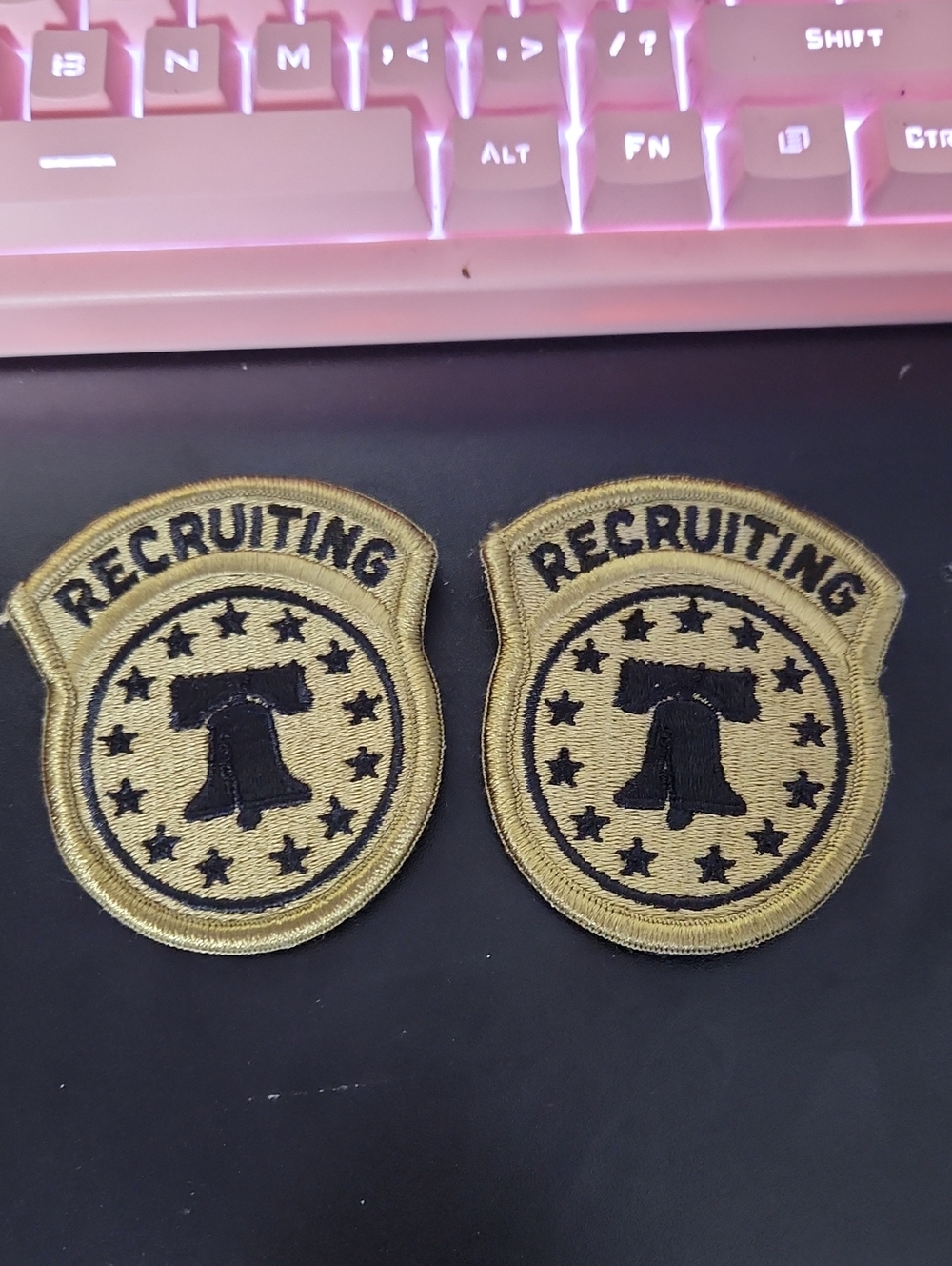 Recruiting Command - OCP Patch with Hook Fastener (Set Of 2)